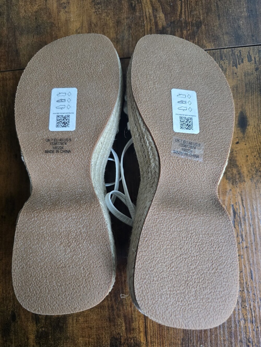 Topshop White Espadrille Wedges - Picture 8 of 10